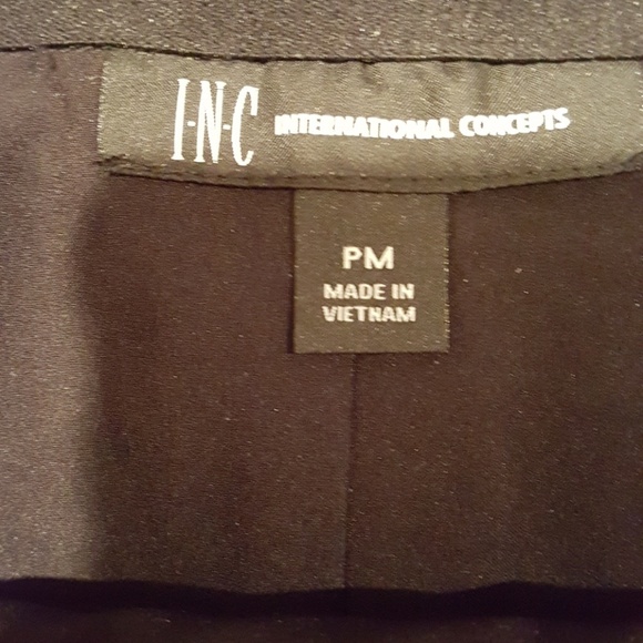 17:10 - INC Faux/Vegan Whip Stitch Mini Skirt - Picture 4 of 7